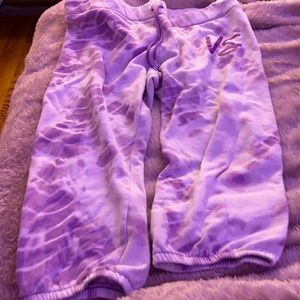 Soft pink joggers